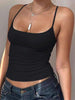 Solva Women's Color Slim Fit Camisole