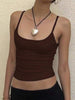 Solva Women's Color Slim Fit Camisole
