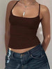Solva Women's Color Slim Fit Camisole