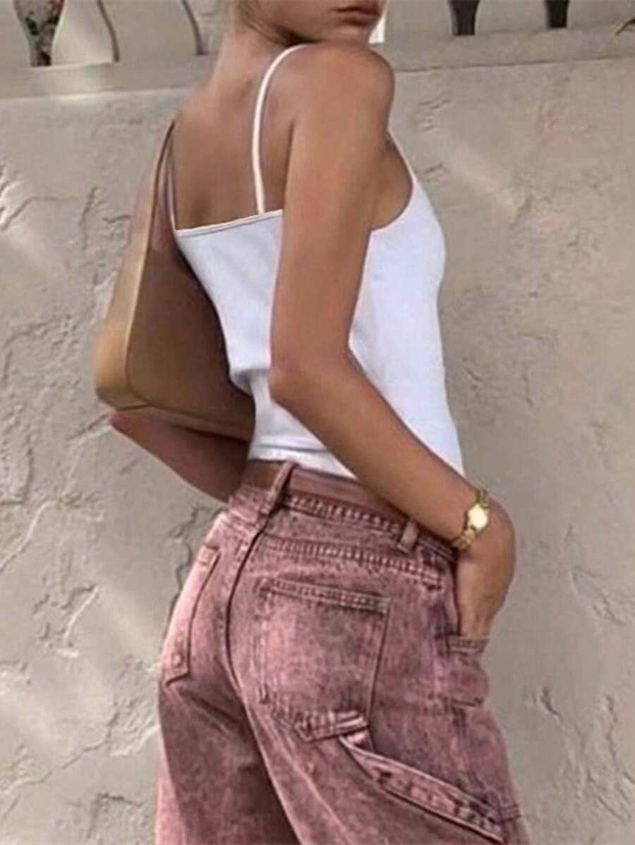 Solva Women's Color Slim Fit Camisole