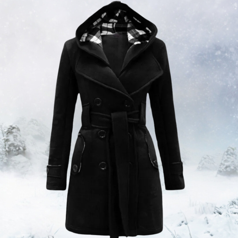Nilsa - double-breasted fleece jacket
