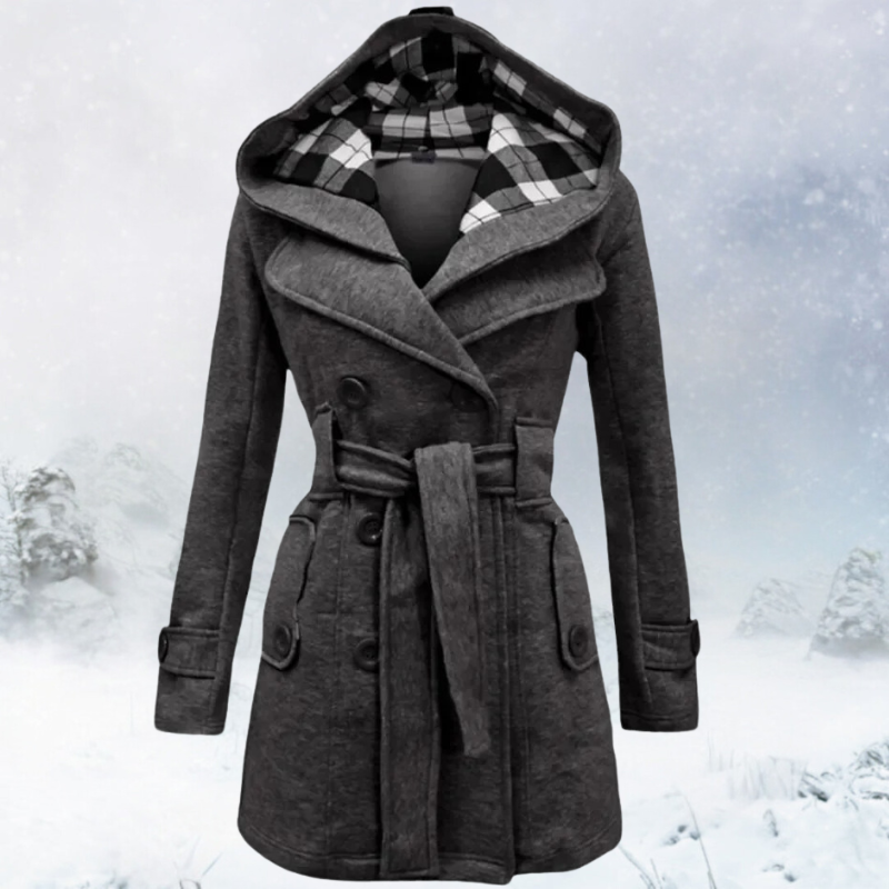 Nilsa - double-breasted fleece jacket